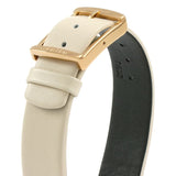 Buy Shop Calvin Klein City Silver Dial White Leather Strap Watch for Women - K2G236X6 USA Online