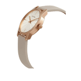 Buy Shop Calvin Klein City Silver Dial White Leather Strap Watch for Women - K2G236X6 USA Online
