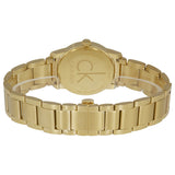 Buy Shop Calvin Klein City White Dial Gold Steel Strap Watch for Women - K2G23546 USA Online