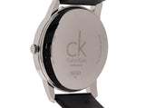Buy Shop Calvin Klein City White Dial Black Leather Strap Watch for Men - K2G2G1CD USA Online