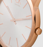 Buy Shop Calvin Klein City White Dial Brown Leather Strap Watch for Men - K2G21629 USA Online
