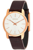 Buy Shop Calvin Klein City White Dial Brown Leather Strap Watch for Men - K2G21629 USA Online