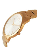 Buy Shop Calvin Klein City White Dial Rose Gold Steel Strap Watch for Men - K2G21646 USA Online
