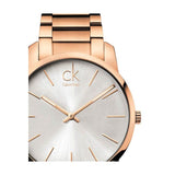 Buy Shop Calvin Klein City White Dial Rose Gold Steel Strap Watch for Men - K2G21646 USA Online