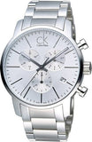 Buy Shop Calvin Klein City White Dial Silver Steel Strap Watch for Men - K2G27146 USA Online