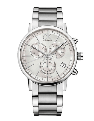 Buy Shop Calvin Klein City White Dial Silver Steel Strap Watch for Men - K2G27146 USA Online