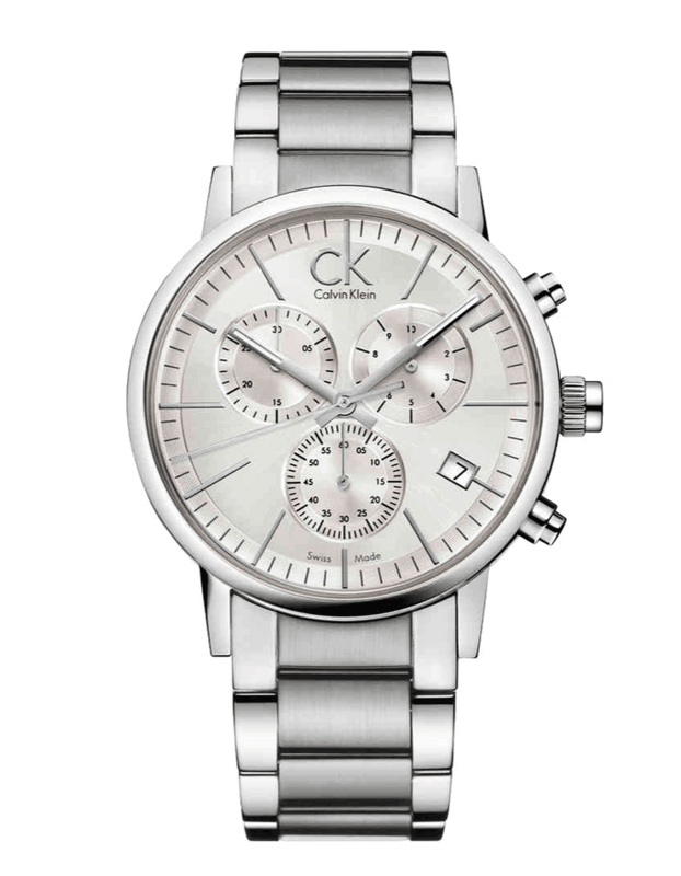 Buy Shop Calvin Klein City White Dial Silver Steel Strap Watch for Men - K2G27146 USA Online