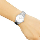 Buy Shop Calvin Klein City White Dial Silver Steel Strap Watch for Women - K2G23146 USA Online