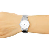 Buy Shop Calvin Klein City White Dial Silver Steel Strap Watch for Women - K2G23146 USA Online