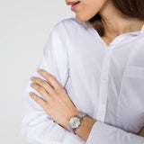 Buy Shop Calvin Klein City White Dial Silver Steel Strap Watch for Women - K2G23146 USA Online