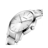 Buy Shop Calvin Klein City White Dial Silver Steel Strap Watch for Women - K2G23146 USA Online