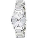 Buy Shop Calvin Klein City White Dial Silver Steel Strap Watch for Women - K2G23146 USA Online