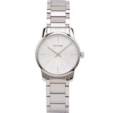 Buy Shop Calvin Klein City White Dial Silver Steel Strap Watch for Women - K2G23146 USA Online
