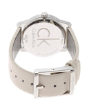 Buy Shop Calvin Klein City White Dial White Leather Strap Watch for Women - K2G231XH USA Online