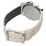 Buy Shop Calvin Klein City White Dial White Leather Strap Watch for Women - K2G231XH USA Online