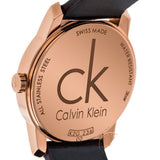 Buy Shop Calvin Klein City White & Gold Dial Brown Leather Strap Watch For Women - K2G23620 USA Online