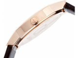 Buy Shop Calvin Klein City White Mother of Pearl Dial Brown Leather Strap Watch for Women - K2G23620 USA Online