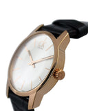 Buy Shop Calvin Klein City White Mother of Pearl Dial Brown Leather Strap Watch for Women - K2G23620 USA Online