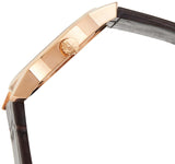 Buy Shop Calvin Klein City White Mother of Pearl Dial Brown Leather Strap Watch for Women - K2G23620 USA Online