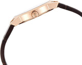 Buy Shop Calvin Klein City White Mother of Pearl Dial Brown Leather Strap Watch for Women - K2G23620 USA Online