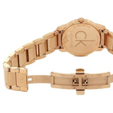 Buy Shop Calvin Klein City White Mother of Pearl Dial Rose Gold Steel Strap Watch for Women - K2G23646 USA Online