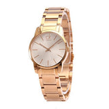 Buy Shop Calvin Klein City White Mother of Pearl Dial Rose Gold Steel Strap Watch for Women - K2G23646 USA Online