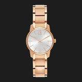 Buy Shop Calvin Klein City White Mother of Pearl Dial Rose Gold Steel Strap Watch for Women - K2G23646 USA Online
