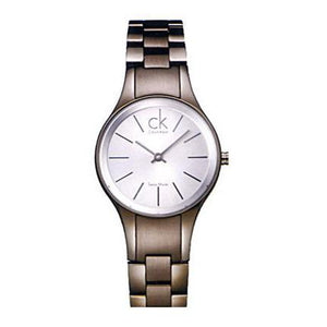 Buy Shop Calvin Klein Simplicity Silver Dial Grey Steel Strap Watch for Women - K4323620 USA Online