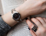 Buy Shop Calvin Klein Class Black Dial Silver Steel Strap Watch for Women - K6R23121 USA Online