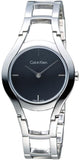 Buy Shop Calvin Klein Class Black Dial Silver Steel Strap Watch for Women - K6R23121 USA Online