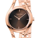 Buy Shop Calvin Klein Class Brown Dial Rose Gold Steel Strap Watch for Women - K6R2362K USA Online