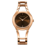 Buy Shop Calvin Klein Class Brown Dial Rose Gold Steel Strap Watch for Women - K6R2362K USA Online