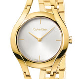 Buy Shop Calvin Klein Class White Dial Gold Steel Strap Watch for Women - K6R23526 USA Online