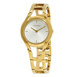 Buy Shop Calvin Klein Class White Dial Gold Steel Strap Watch for Women - K6R23526 USA Online