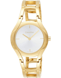Buy Shop Calvin Klein Class White Dial Gold Steel Strap Watch for Women - K6R23526 USA Online