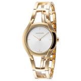 Buy Shop Calvin Klein Class White Dial Gold Steel Strap Watch for Women - K6R23526 USA Online
