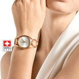Buy Shop Calvin Klein Class White Dial Rose Gold Steel Strap Watch for Women - K6R23626 USA Online