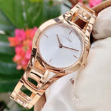 Buy Shop Calvin Klein Class White Dial Rose Gold Steel Strap Watch for Women - K6R23626 USA Online