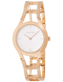 Buy Shop Calvin Klein Class White Dial Rose Gold Steel Strap Watch for Women - K6R23626 USA Online
