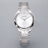 Buy Shop Calvin Klein Class White Dial Silver Steel Strap Watch for Women - K6R23126 USA Online