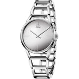 Buy Shop Calvin Klein Class White Dial Silver Steel Strap Watch for Women - K6R23126 USA Online