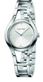 Buy Shop Calvin Klein Class White Dial Silver Steel Strap Watch for Women - K6R23126 USA Online
