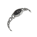Buy Shop Calvin Klein Dainty Black Dial Silver Steel Strap Watch for Women - K7L23141 USA Online