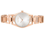Buy Shop Calvin Klein Dainty Diamonds Silver Dial Rose Gold Steel Strap Watch for Women - K7L2364T USA Online
