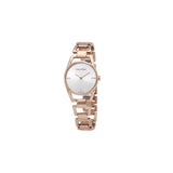 Buy Shop Calvin Klein Dainty Diamonds Silver Dial Rose Gold Steel Strap Watch for Women - K7L2364T USA Online