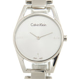 Buy Shop Calvin Klein Dainty Diamonds Silver Dial Sliver Steel Strap Watch for Women - K7L2314T USA Online