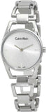 Buy Shop Calvin Klein Dainty Diamonds Silver Dial Sliver Steel Strap Watch for Women - K7L2314T USA Online