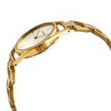 Buy Shop Calvin Klein Stately Silver Dial Gold Steel Strap Watch for Women - K3G23526 USA Online