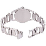 Buy Shop Calvin Klein Dainty Silver Dial Silver Steel Strap Watch for Women - K7L23146 USA Online