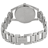 Buy Shop Calvin Klein Dainty Silver Dial Silver Steel Strap Watch for Women - K7L23146 USA Online